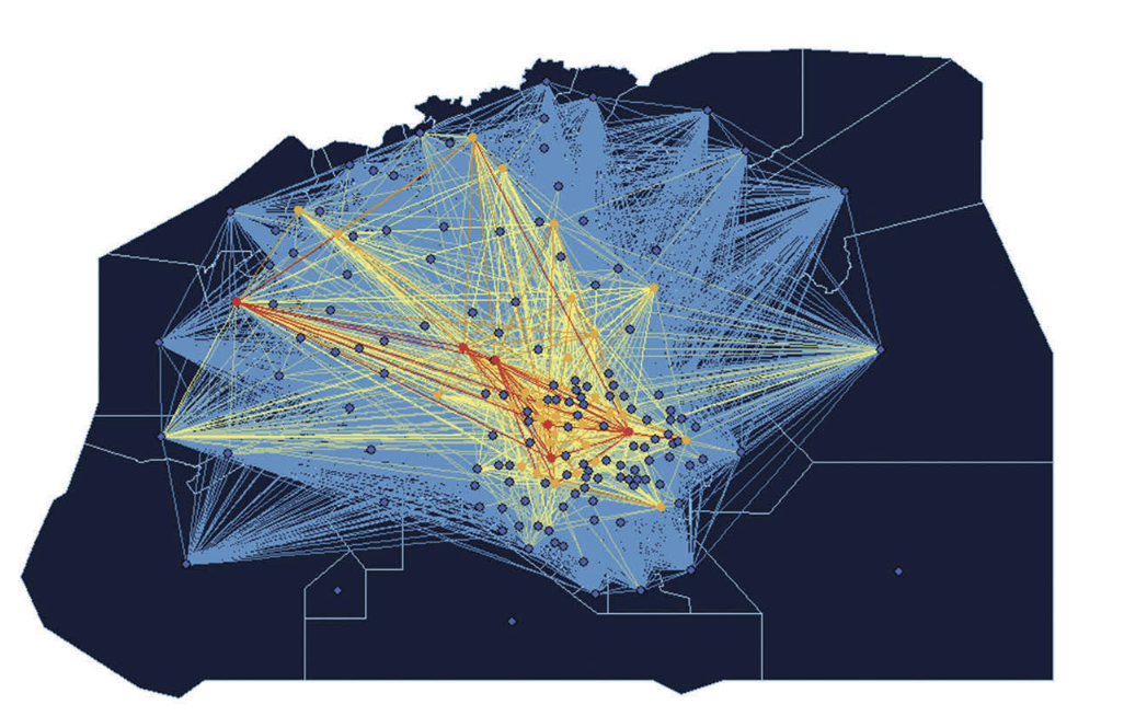 An empirical study on the intra-urban goods movement patterns using logistics big data