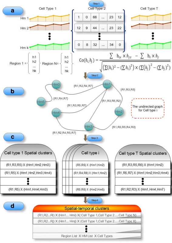 Dynamic epigenetic mode analysis using spatial temporal clustering